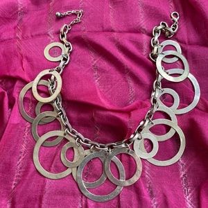 Statement Necklace: heavy, metal